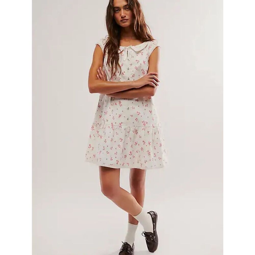 Free People Beasley Mini Dress. XS